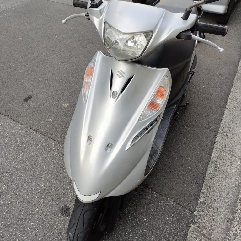 スズキ アドレスV125 中古実動美車 バッテリーフル充電済み オイル交換